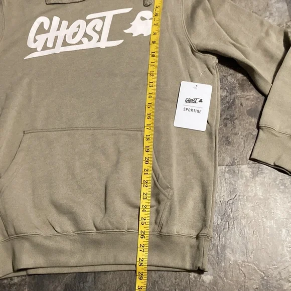 NWT - Men’s ‘Ghost’ Hooded Sweatshirt- Quicksand- (L) - Picture 4 of 9